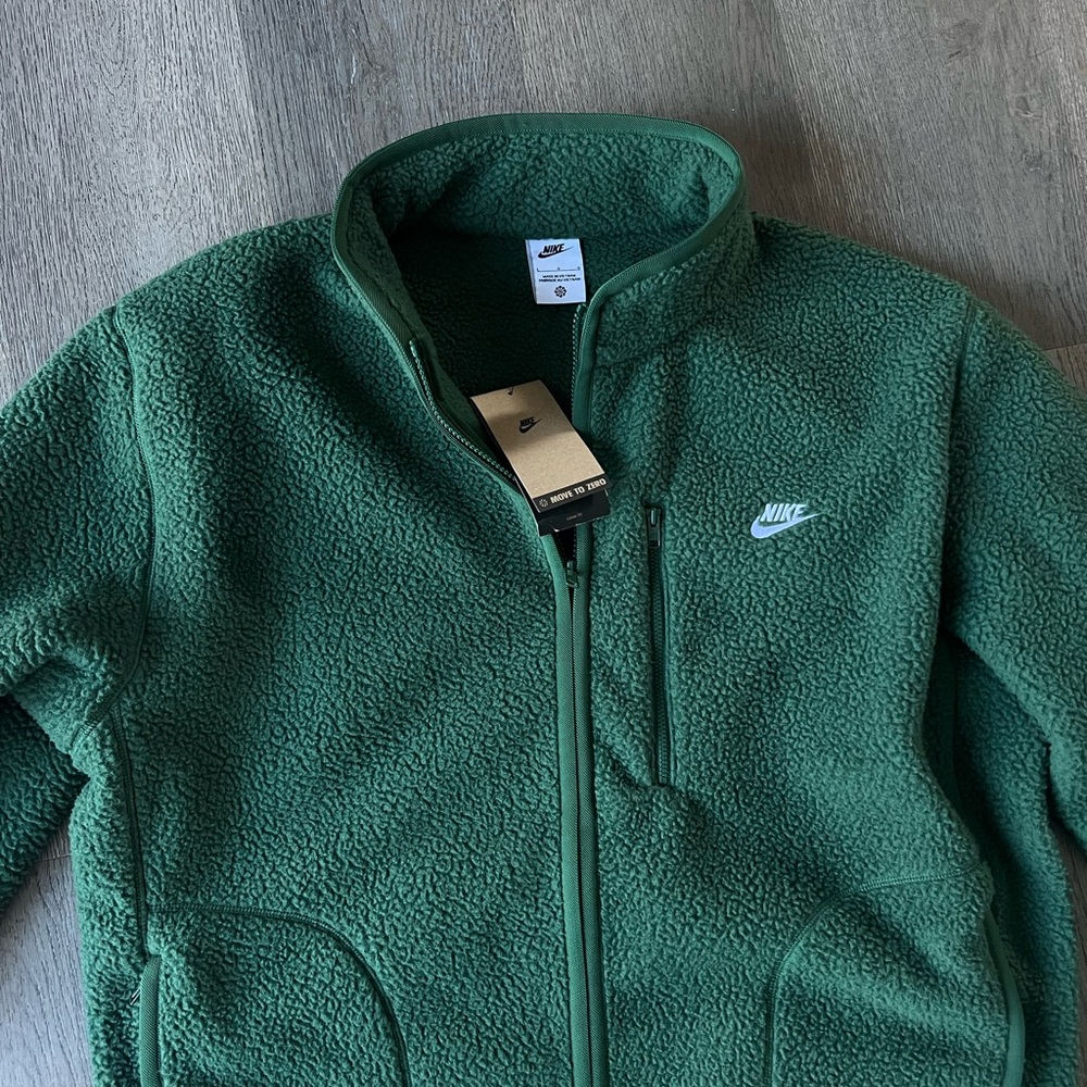 Nike Forest Green Fleece Jacket